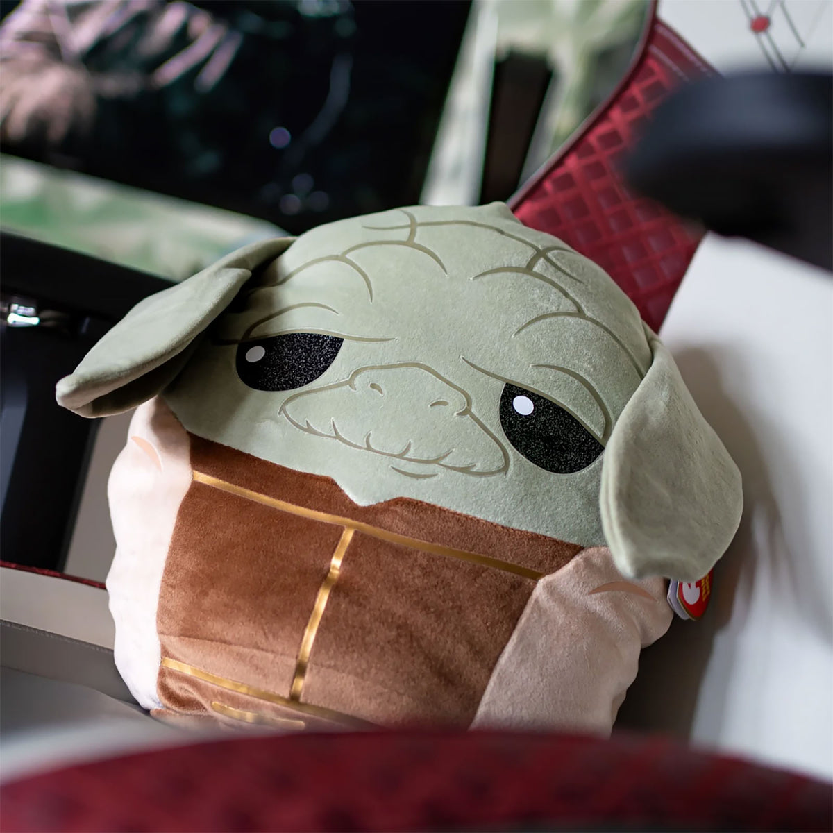 Immagine del prodotto Cuscino di Peluche Yoda Squishy Beanies 35cm - Star Wars