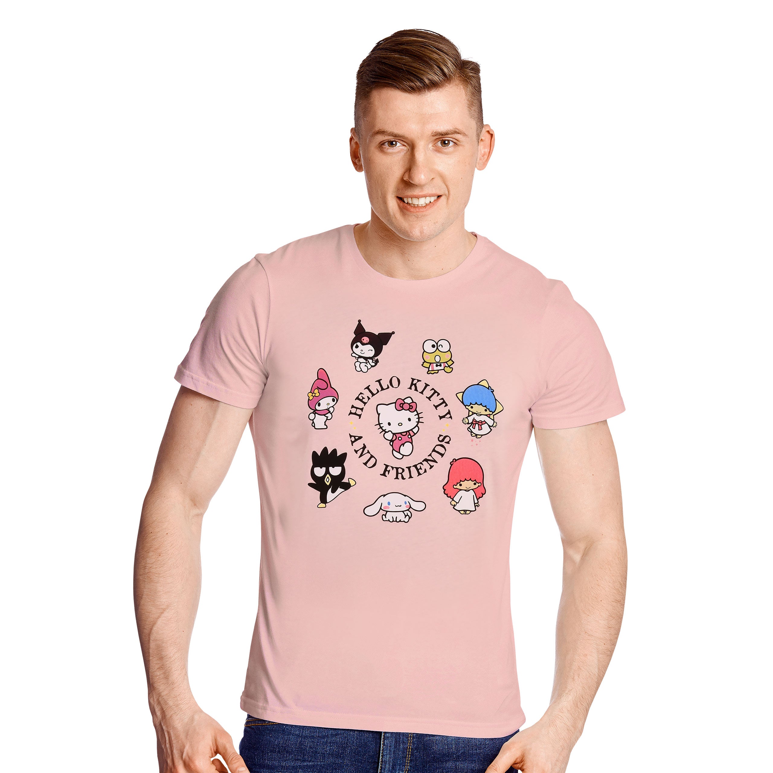 Immagine del prodotto T-shirt rosa Hello Kitty and Friends