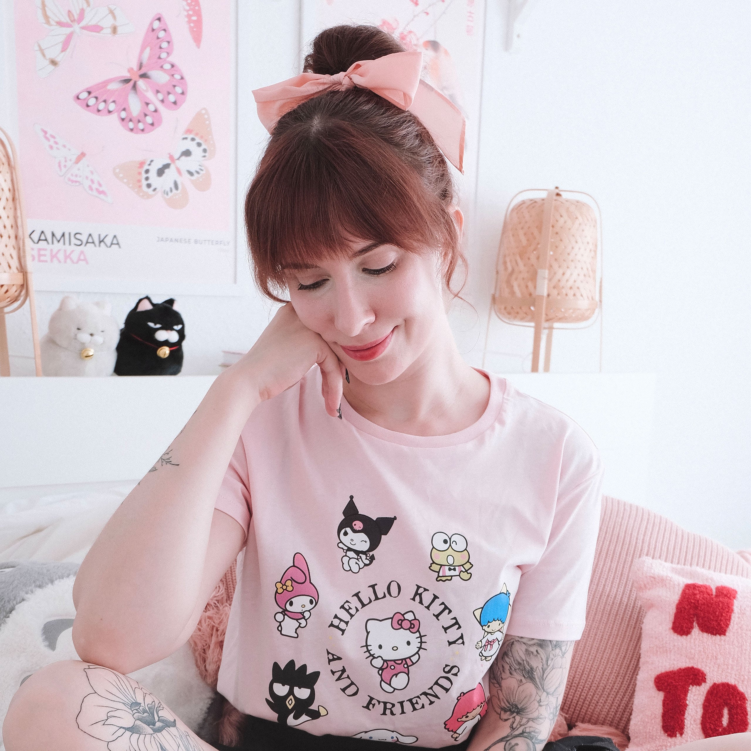 Immagine del prodotto T-shirt rosa Hello Kitty and Friends