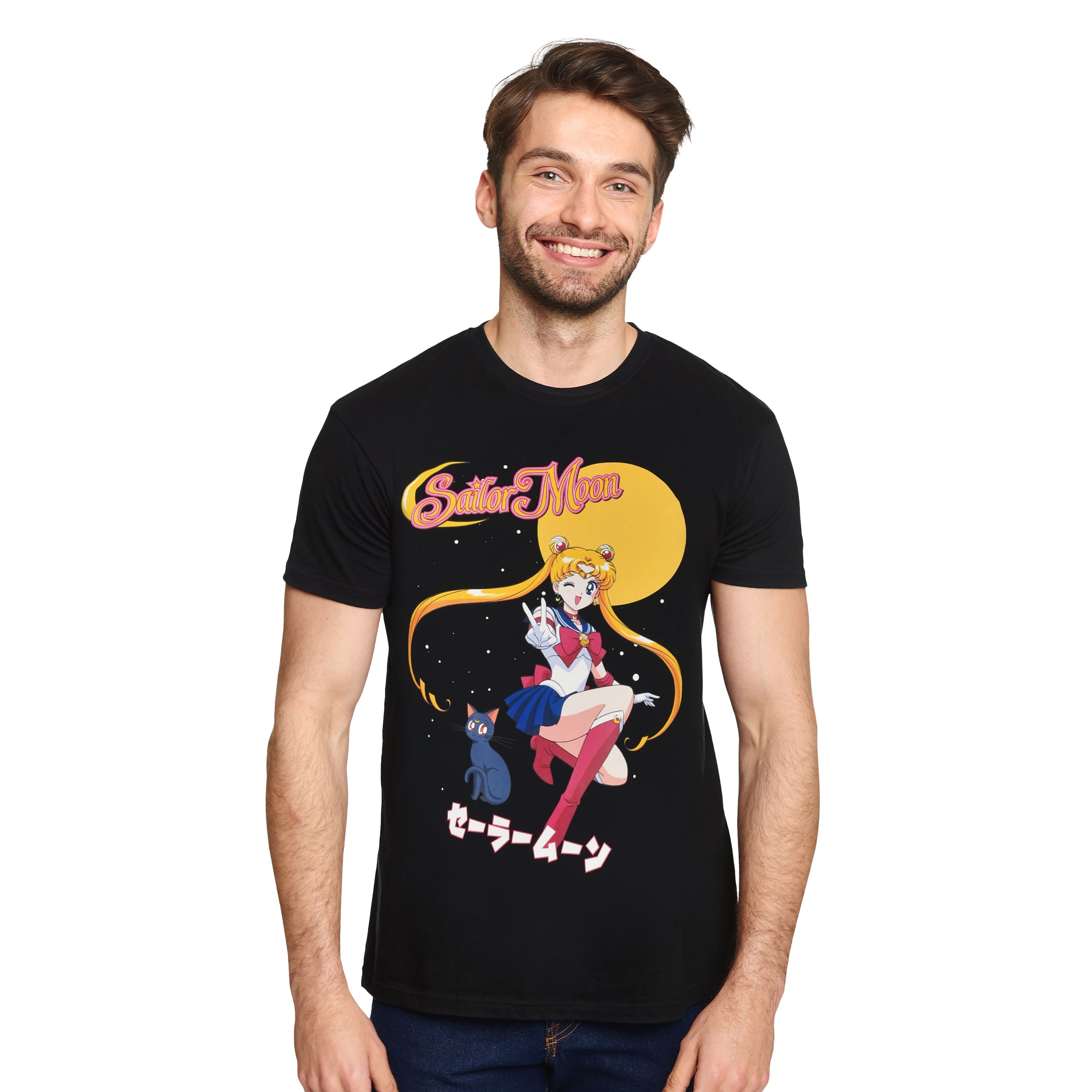 Immagine del prodotto Maglietta di Sailor Moon con Luna nera
