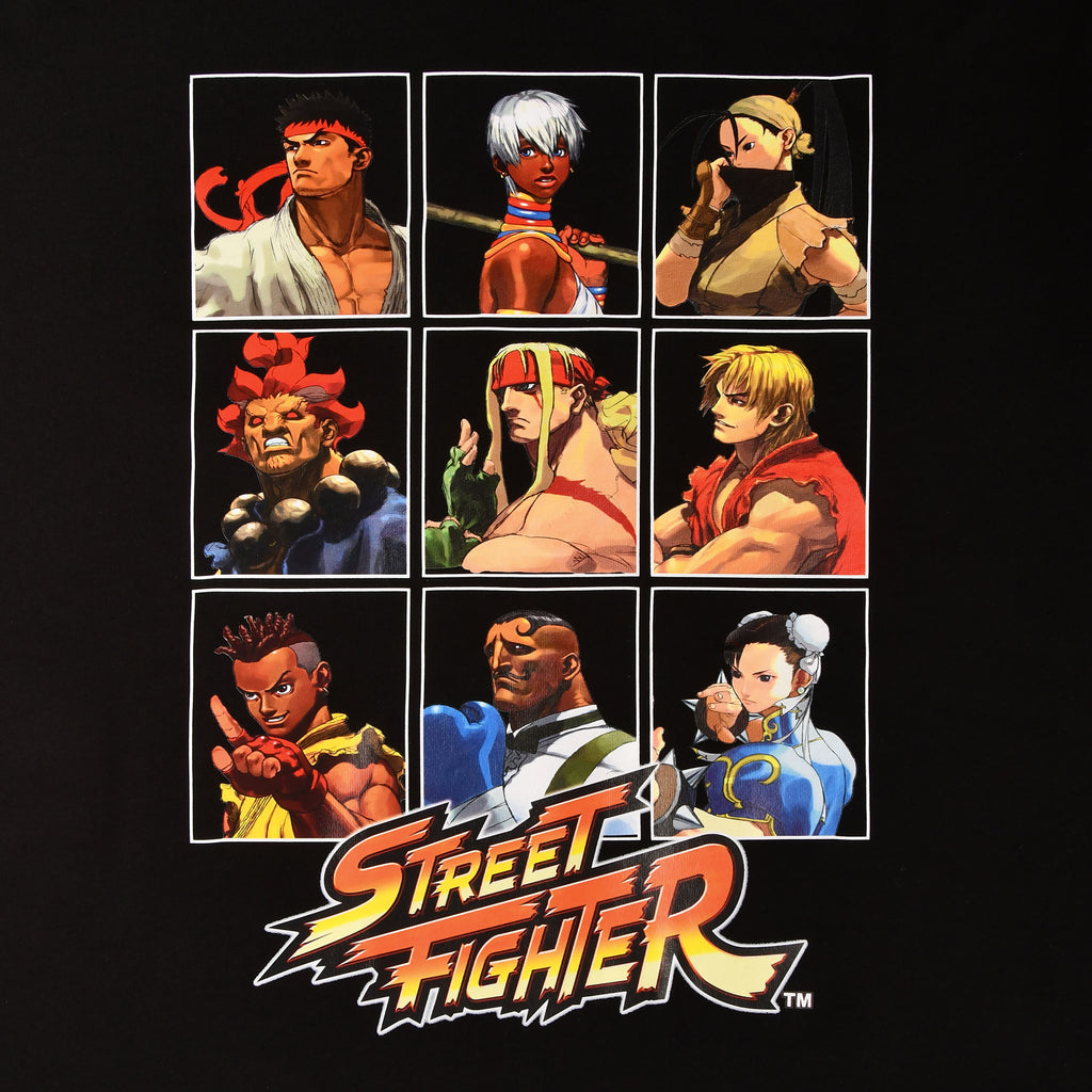 Immagine del prodotto Street Fighter - T-shirt dei personaggi nera
