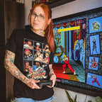 Immagine del prodotto Street Fighter - T-shirt dei personaggi nera
