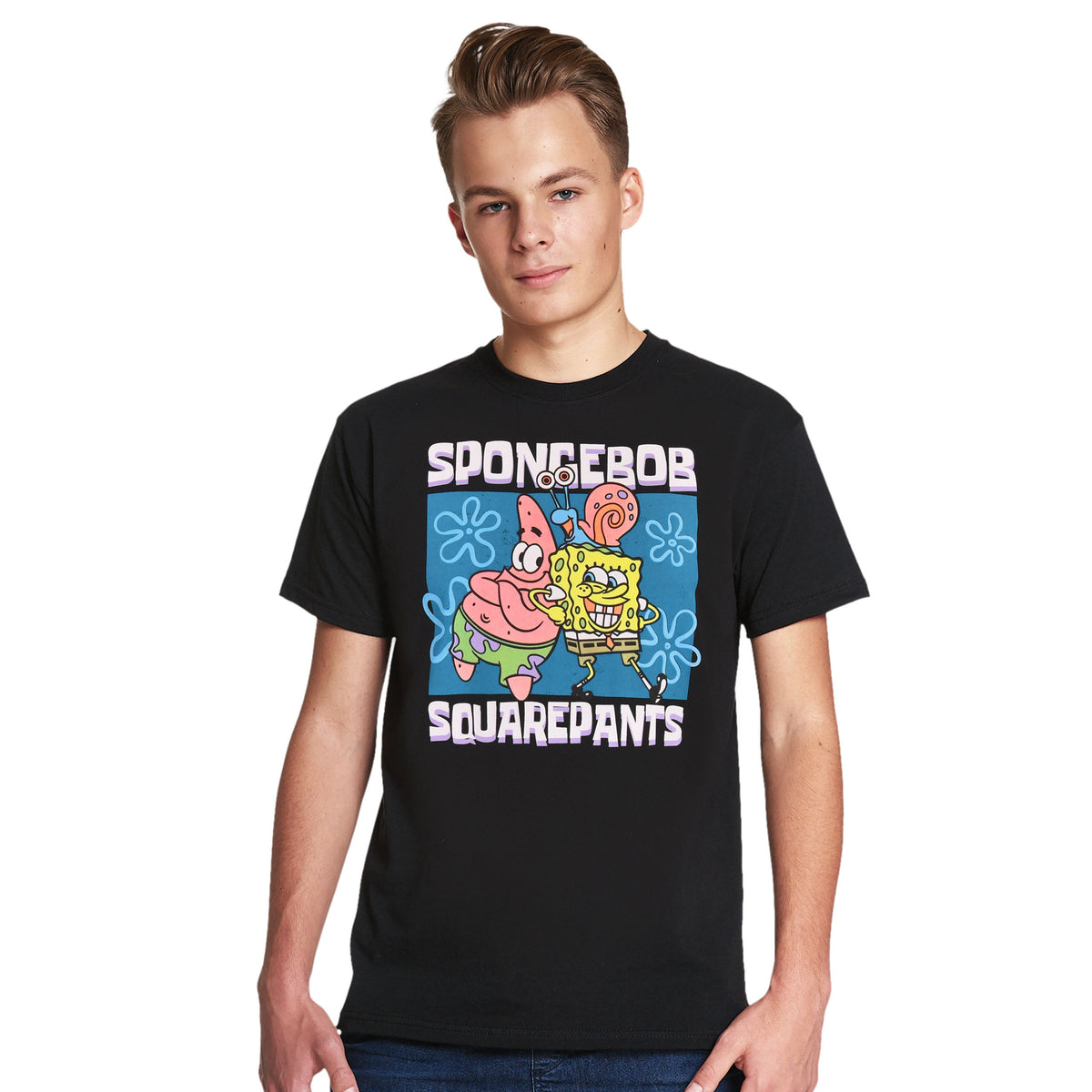 Immagine del prodotto SpongeBob - Maglietta nera amici