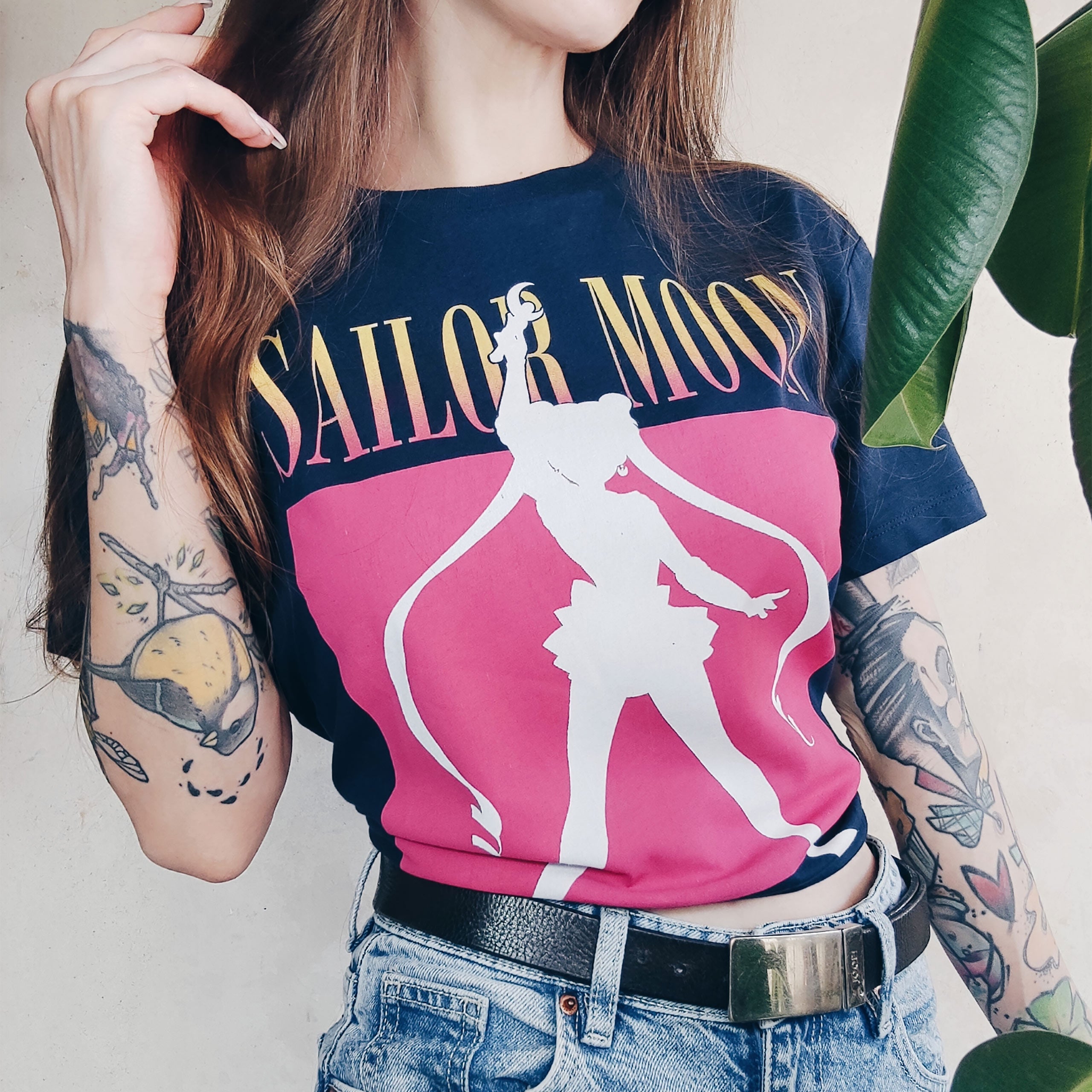 Immagine del prodotto Sailor Moon - T-shirt Silhouette Blu