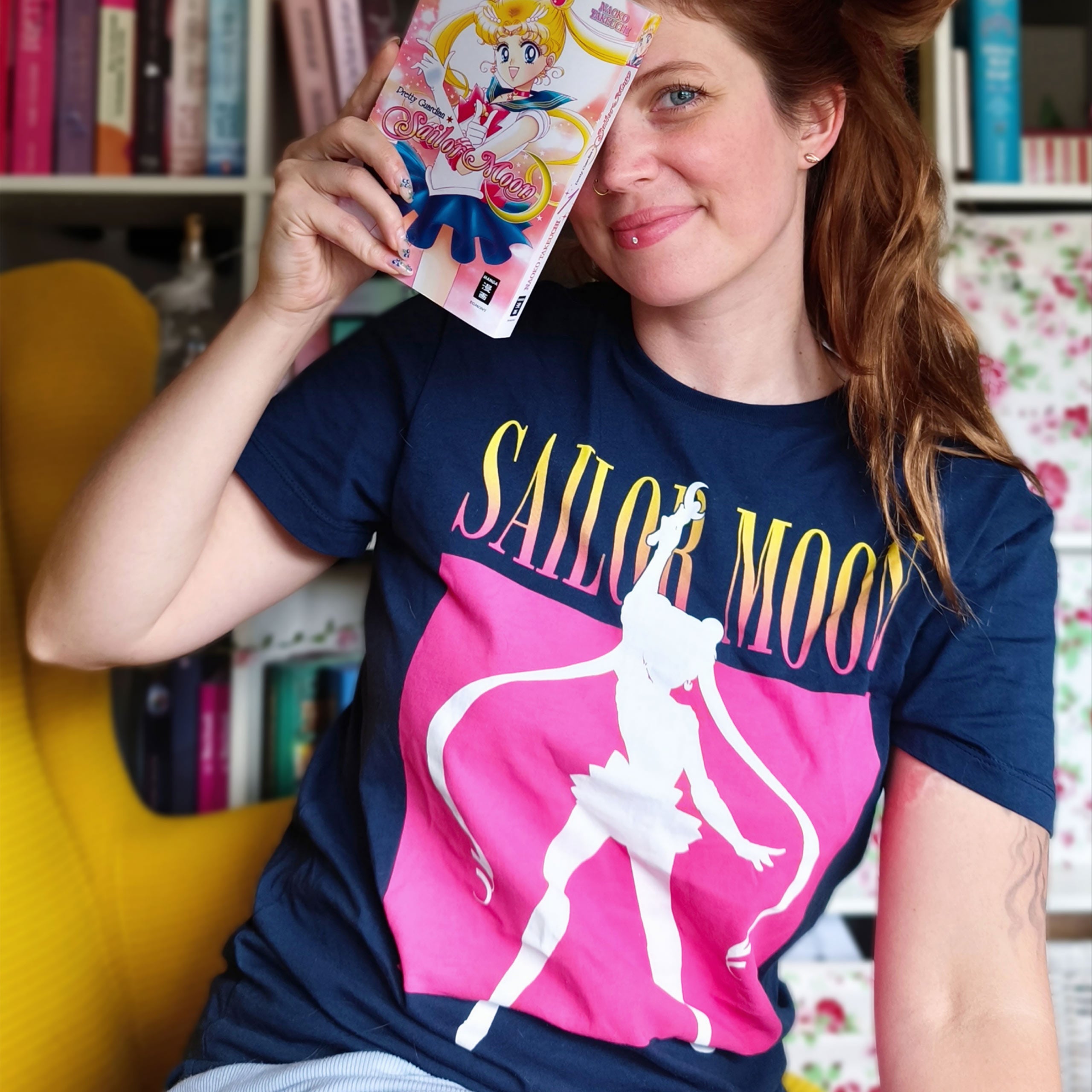 Immagine del prodotto Sailor Moon - T-shirt Silhouette Blu