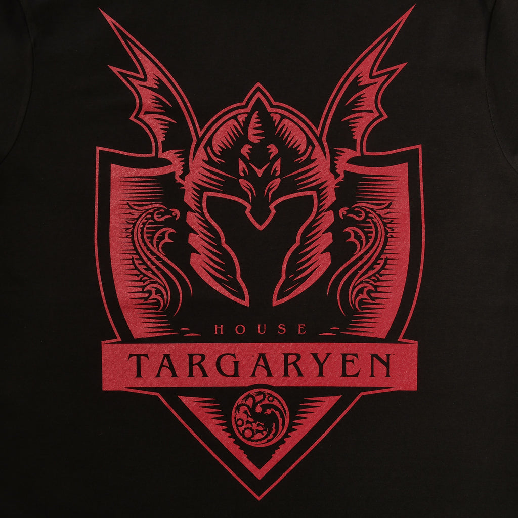 Immagine del prodotto T-shirt Targaryen nera - Casa del Drago