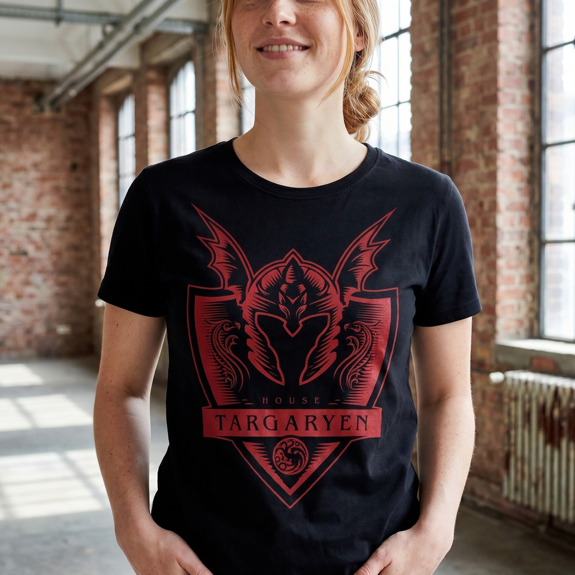 Immagine del prodotto T-shirt Targaryen nera - Casa del Drago