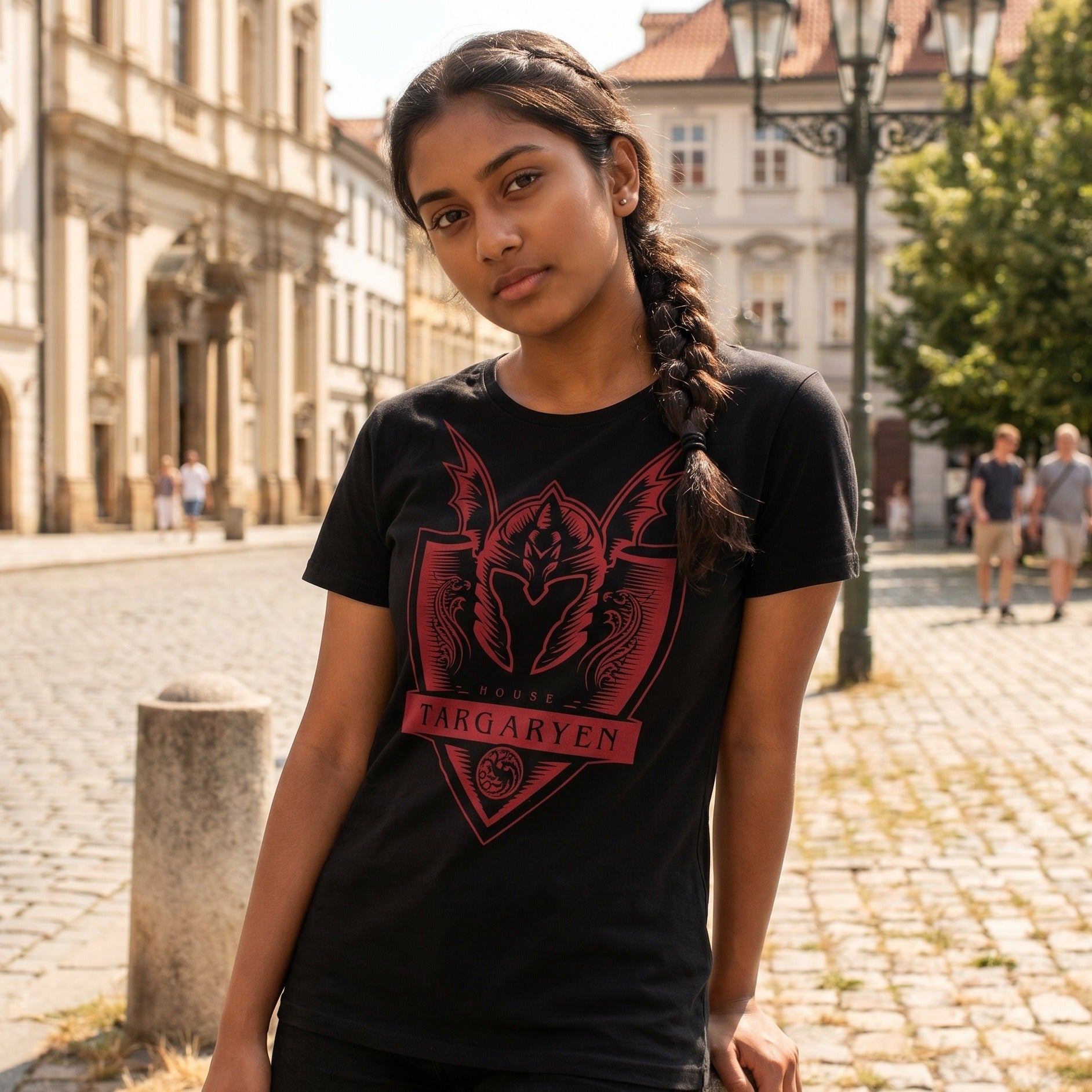 Immagine del prodotto T-shirt Targaryen nera - Casa del Drago