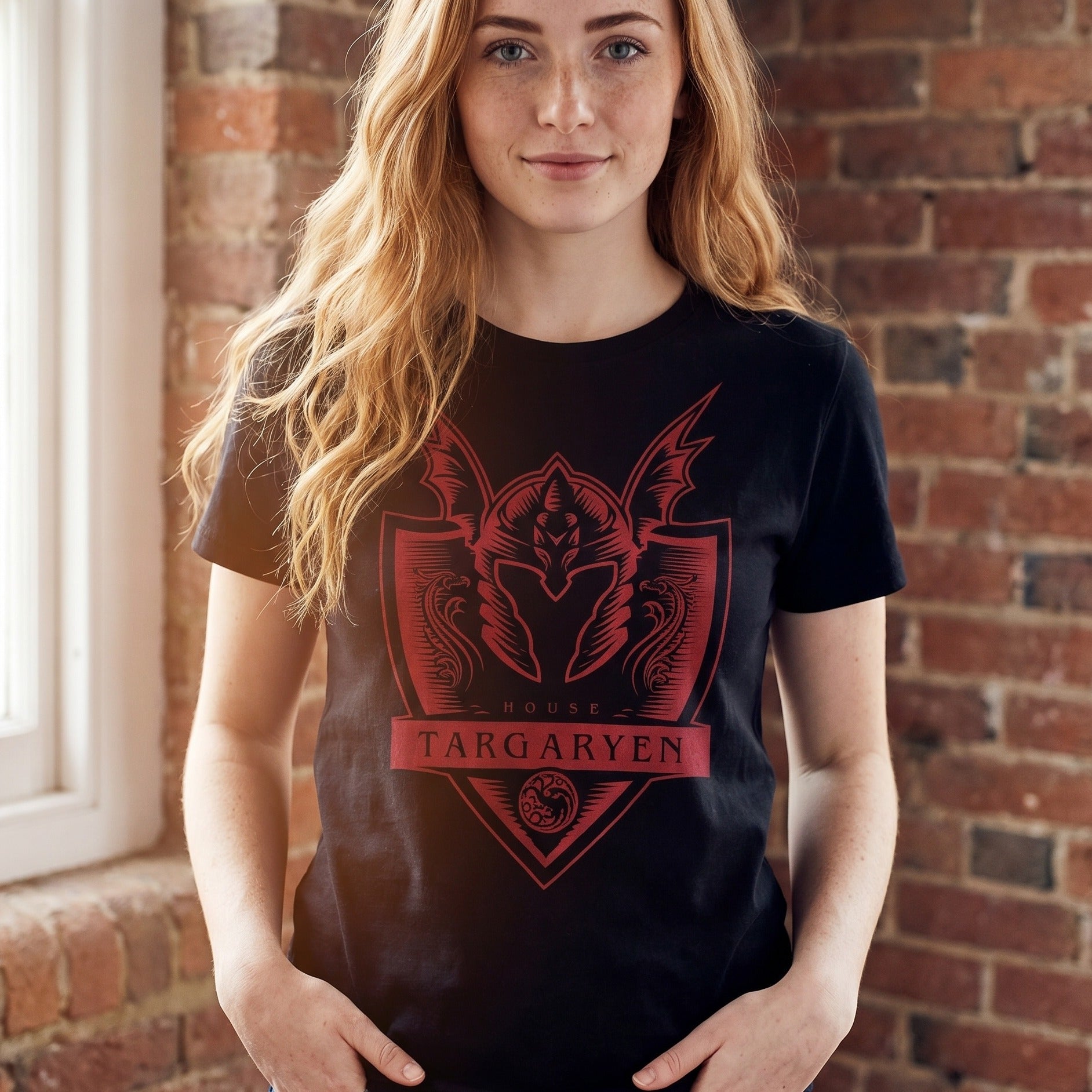 Immagine del prodotto T-shirt Targaryen nera - Casa del Drago