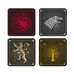 Immagine del prodotto Game of Thrones - Sottobicchieri con stemmi delle case, set di 4