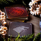 Immagine del prodotto Game of Thrones - Sottobicchieri con stemmi delle case, set di 4