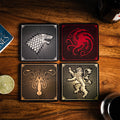 Immagine del prodotto Game of Thrones - Sottobicchieri con stemmi delle case, set di 4