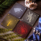 Immagine del prodotto Game of Thrones - Sottobicchieri con stemmi delle case, set di 4