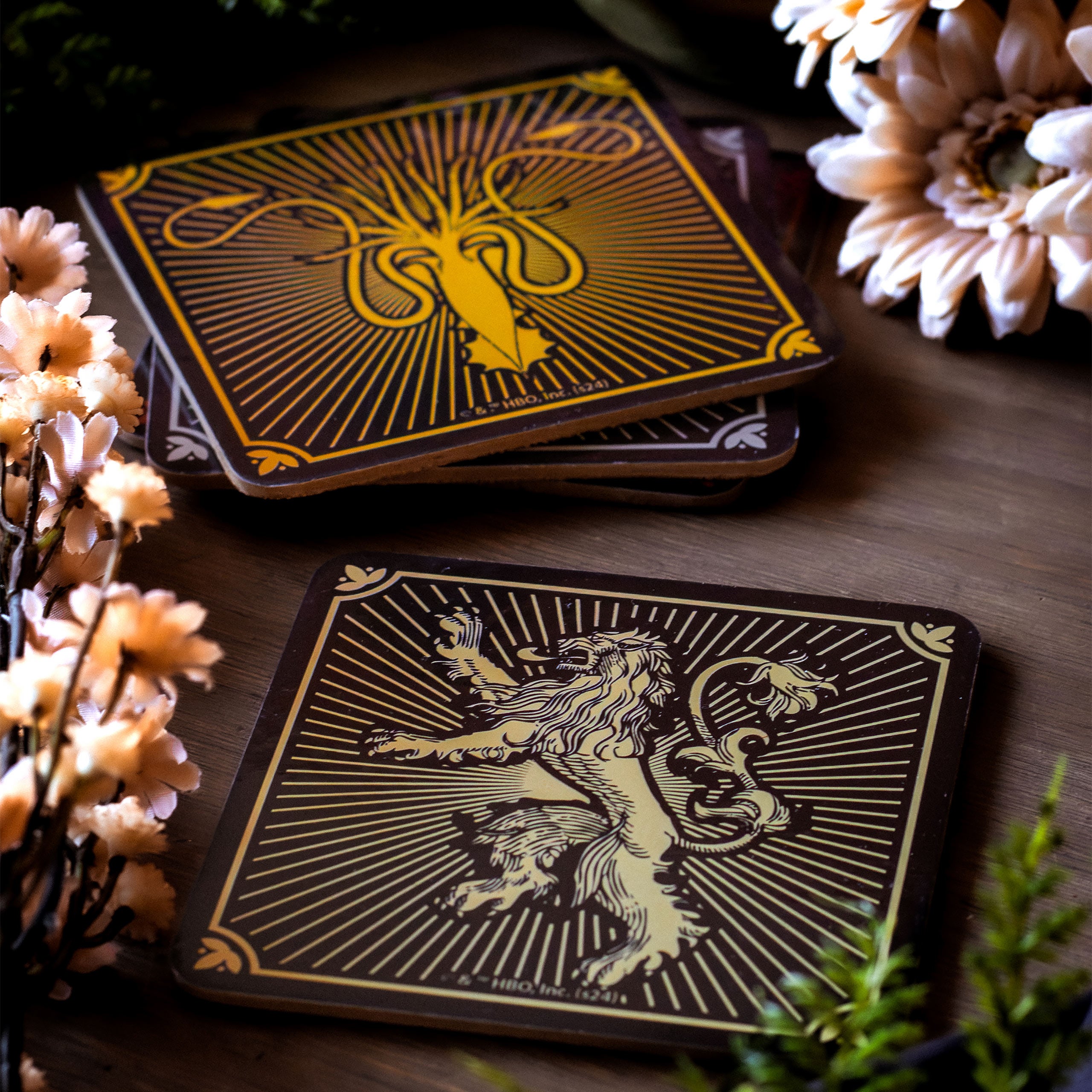 Immagine del prodotto Game of Thrones - Sottobicchieri con stemmi delle case, set di 4