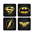 Immagine del prodotto Set di 4 sottobicchieri DC Comics Logos