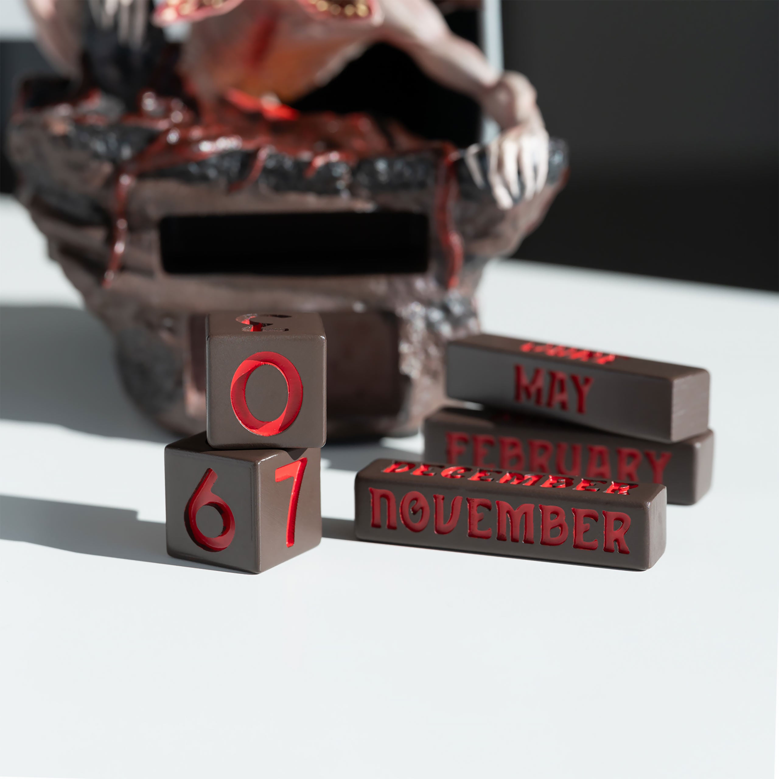 Product image Stranger Things - Demogorgon 3D Perpetual Calendar