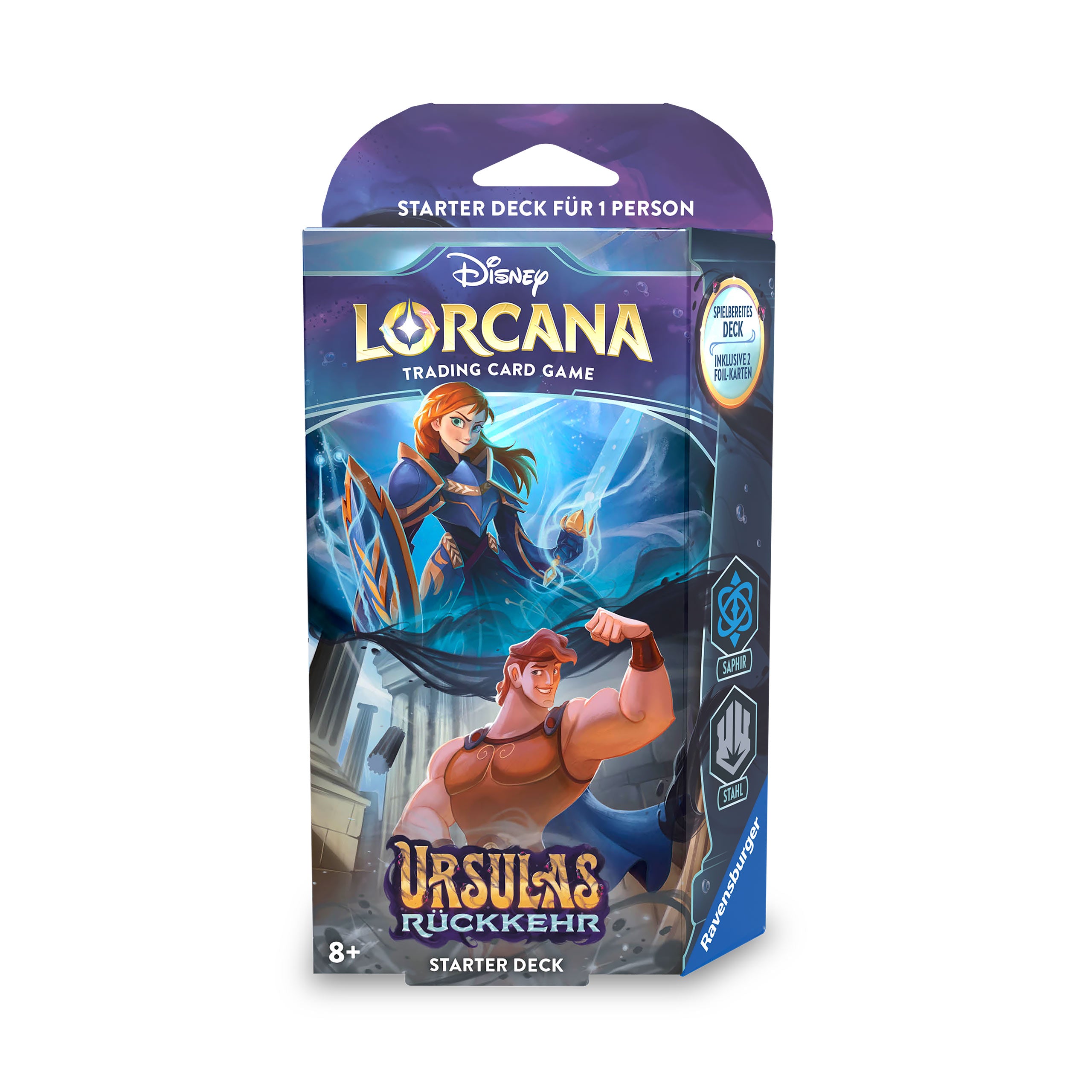 Immagine del prodotto Disney Lorcana Zaffiro e Acciaio Starter Set - Il Ritorno di Ursula Gioco di Carte Collezionabili