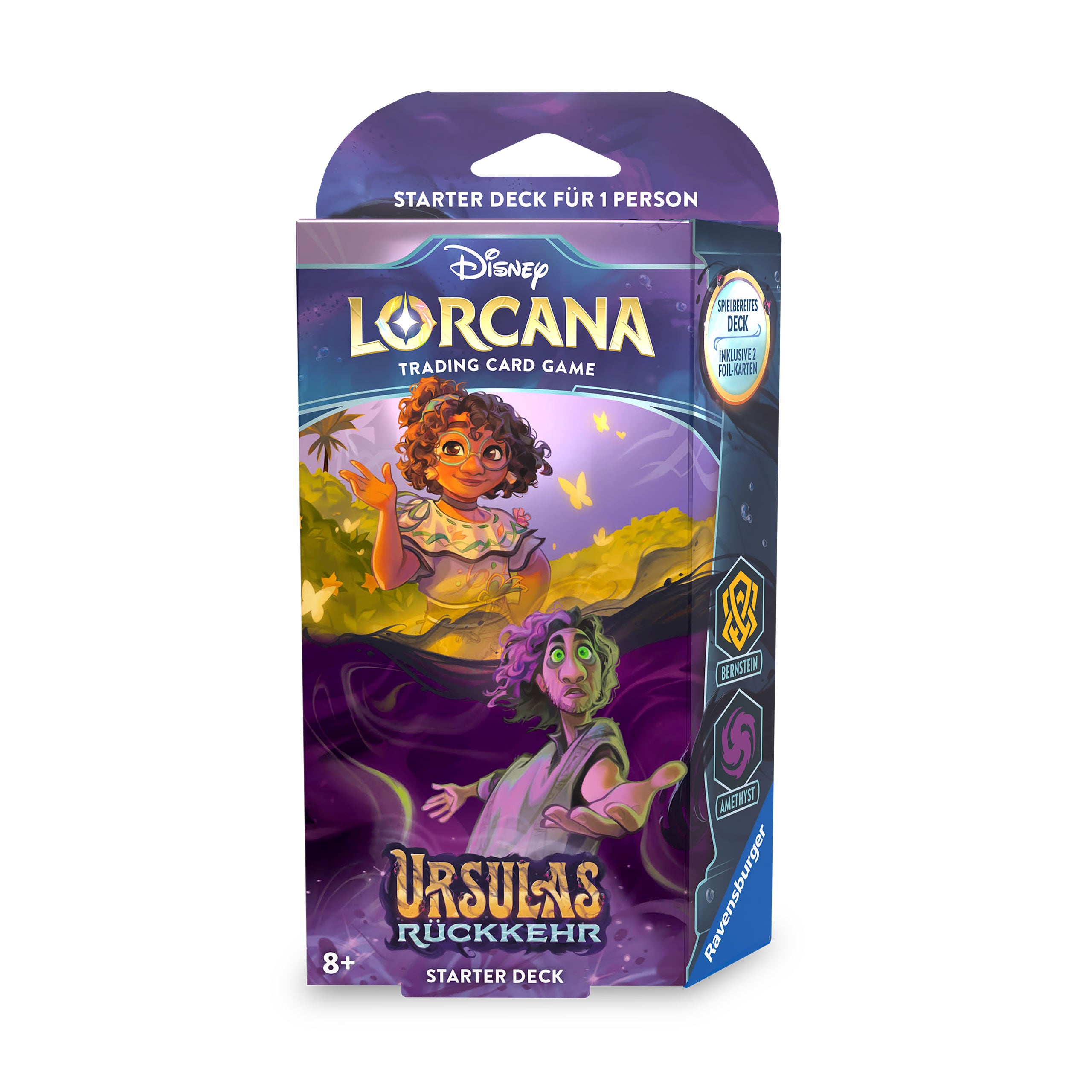 Immagine del prodotto Disney Lorcana Ambra e Ametista Starter Set - Il ritorno di Ursula Gioco di Carte Collezionabili