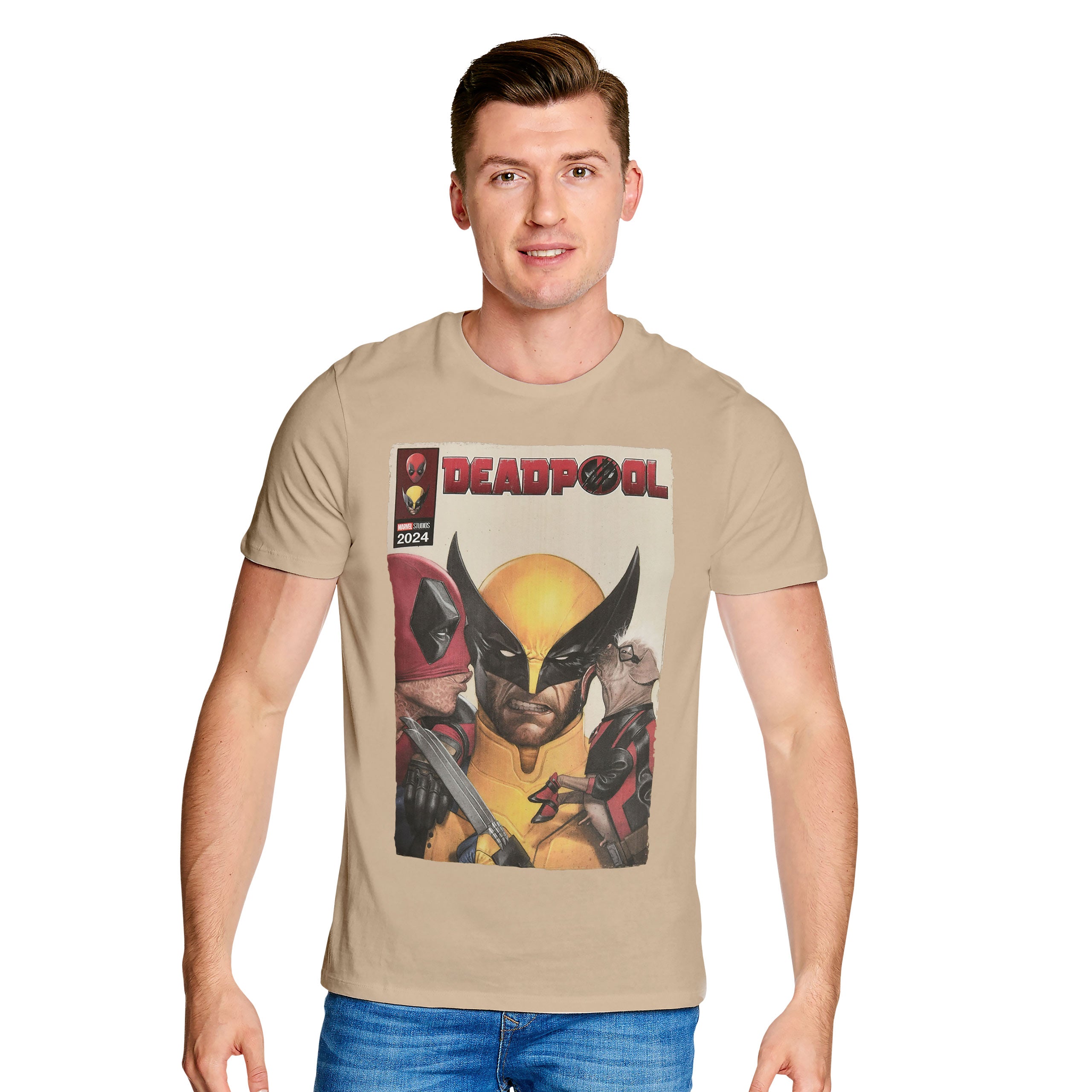 Immagine del prodotto Deadpool - Baci Wolverine T-shirt beige