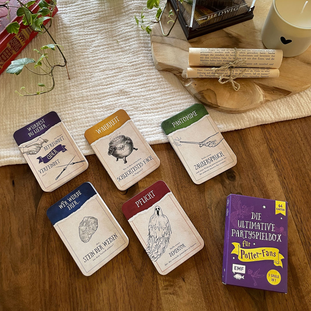 Immagine del prodotto La scatola di giochi da festa definitiva per i fan di Harry Potter - Carte da gioco