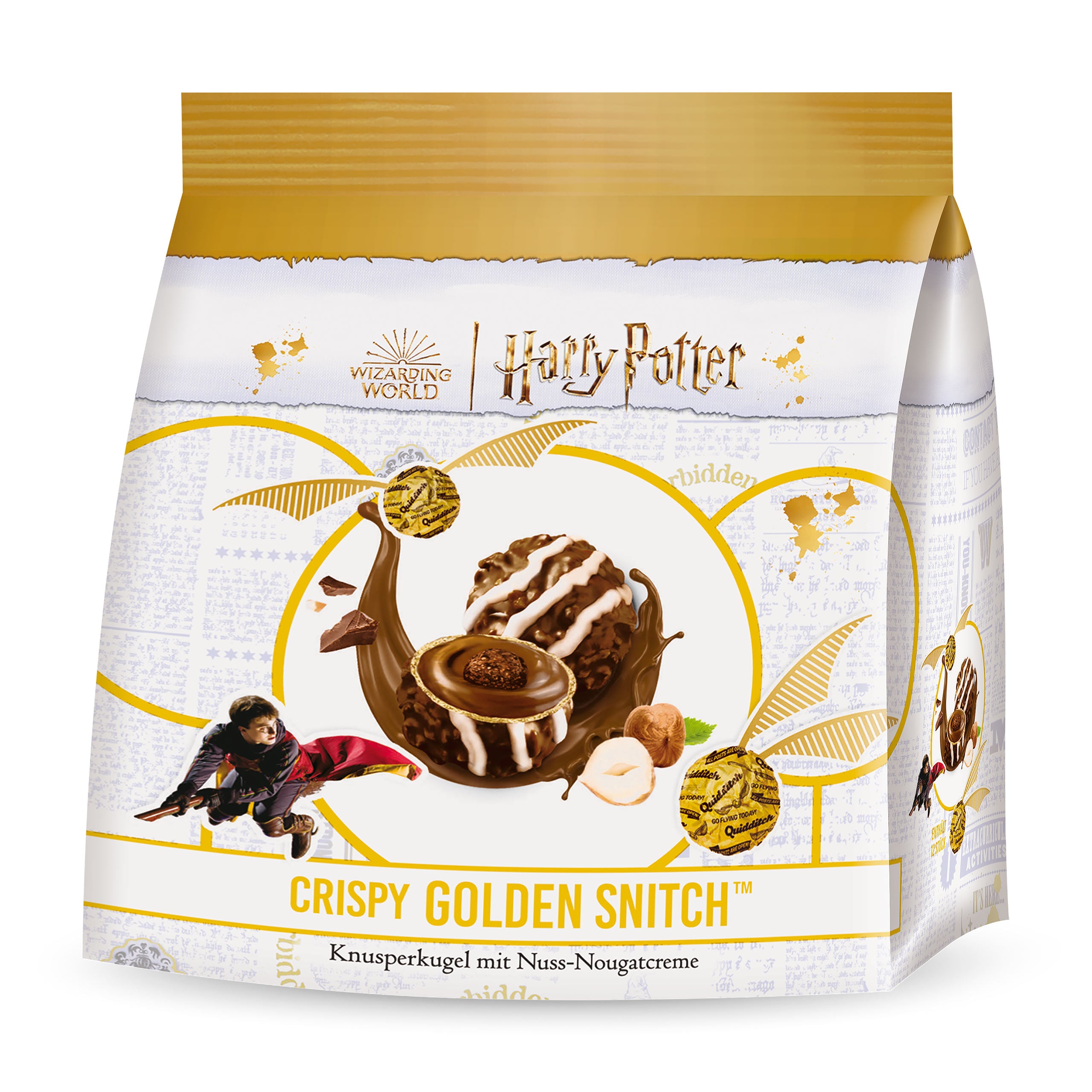 Immagine del prodotto Harry Potter - Palline croccanti con crema di nocciola e cioccolato