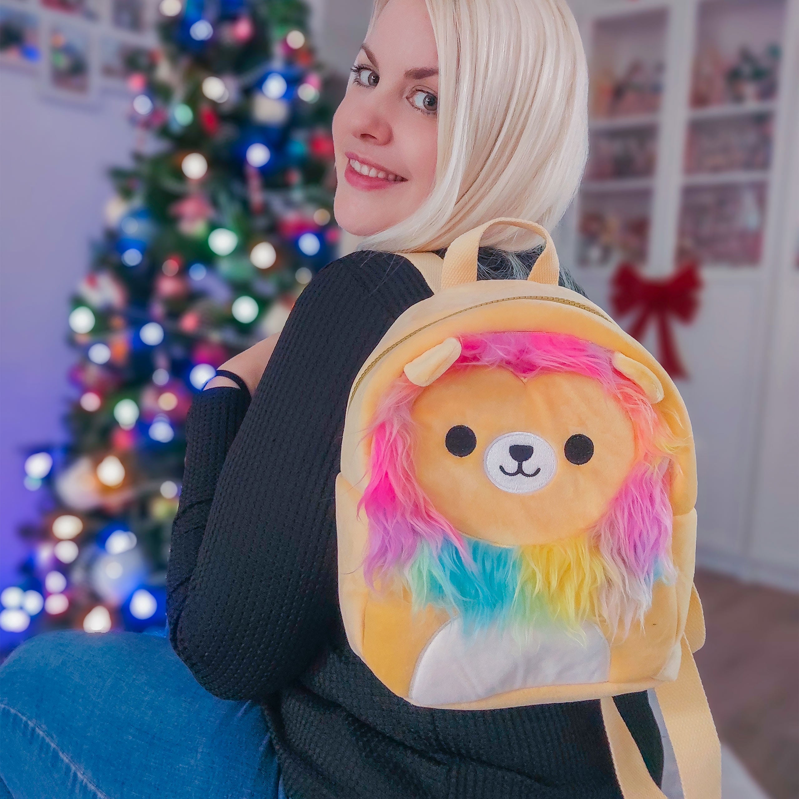 Immagine del prodotto Squishmallows - Zainetto Mini in Peluche Leonard