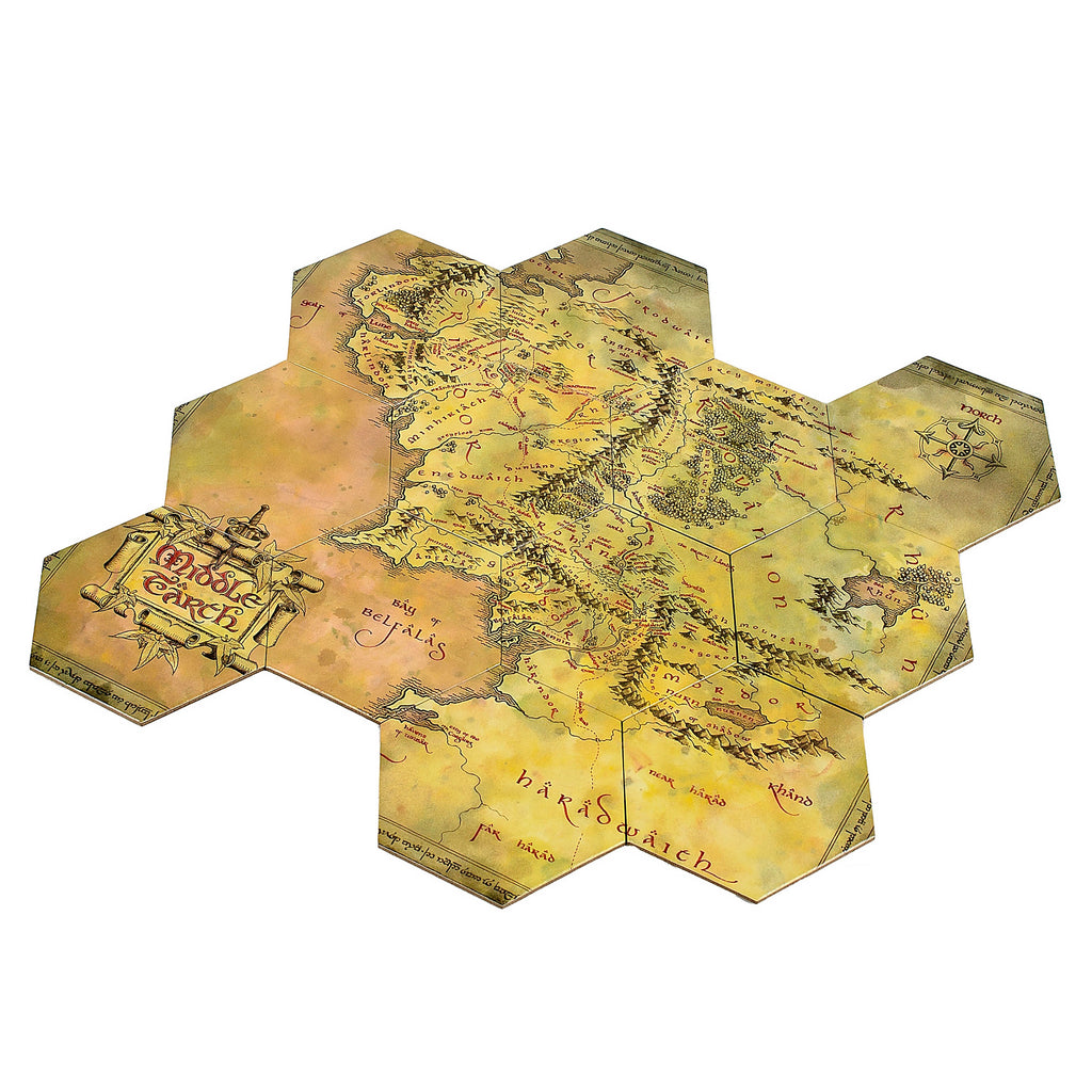 Immagine del prodotto Il Signore degli Anelli - Sottobicchieri Mappa della Terra di Mezzo Set da 12