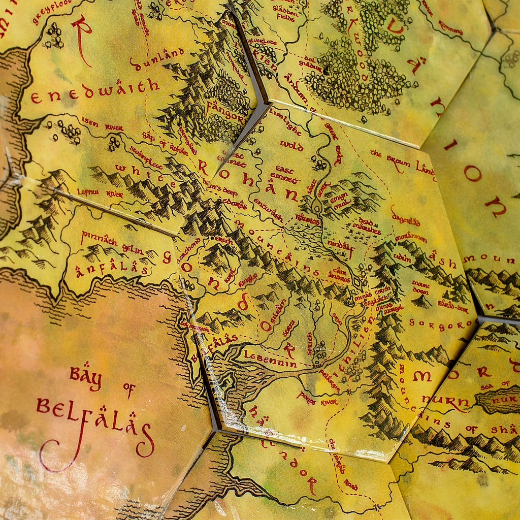 Immagine del prodotto Il Signore degli Anelli - Sottobicchieri Mappa della Terra di Mezzo Set da 12