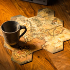 Immagine del prodotto Il Signore degli Anelli - Sottobicchieri Mappa della Terra di Mezzo Set da 12
