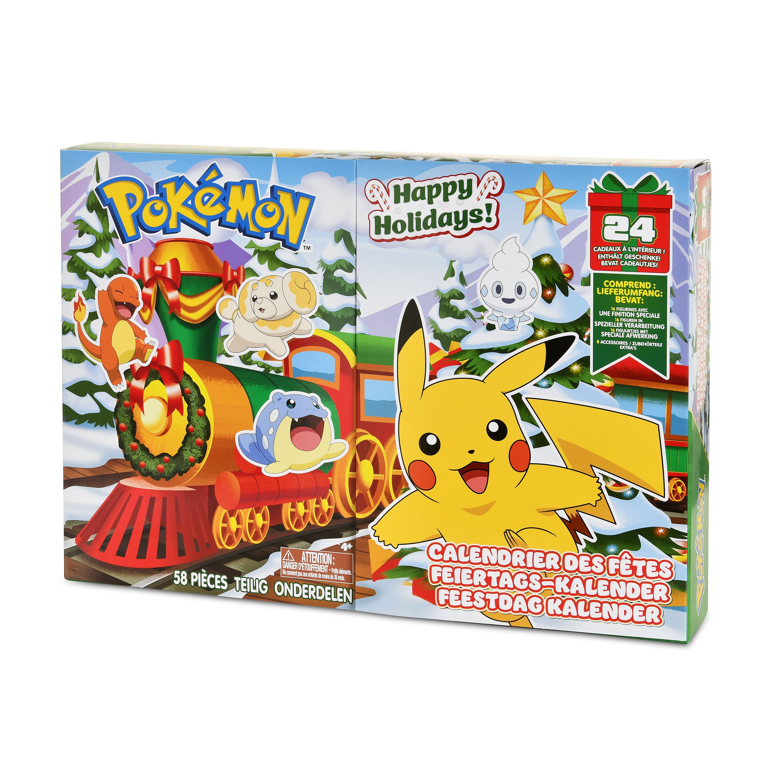 Immagine del prodotto Calendario dell'Avvento Pikachu Happy Holidays - Pokemon