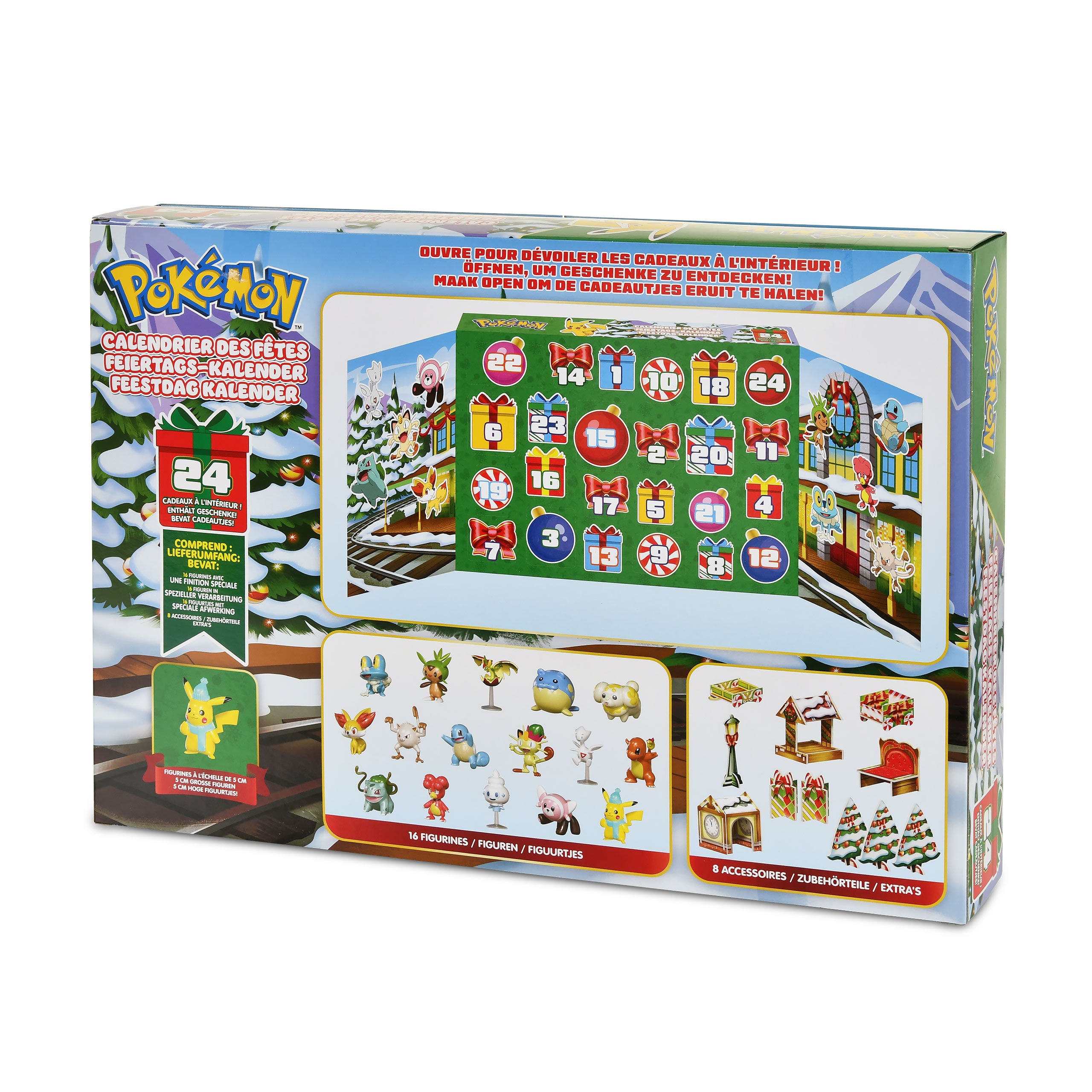 Immagine del prodotto Calendario dell'Avvento Pikachu Happy Holidays - Pokemon