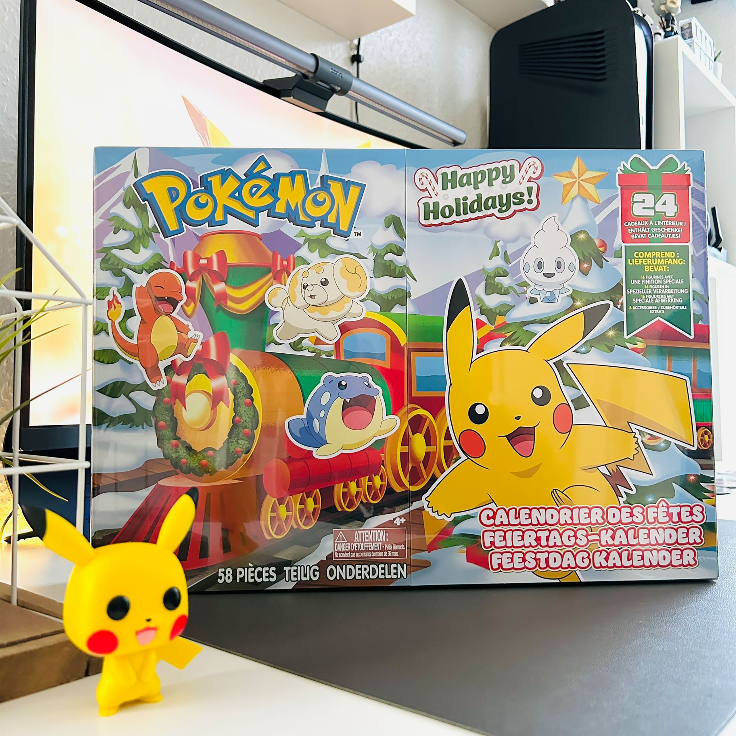 Immagine del prodotto Calendario dell'Avvento Pikachu Happy Holidays - Pokemon