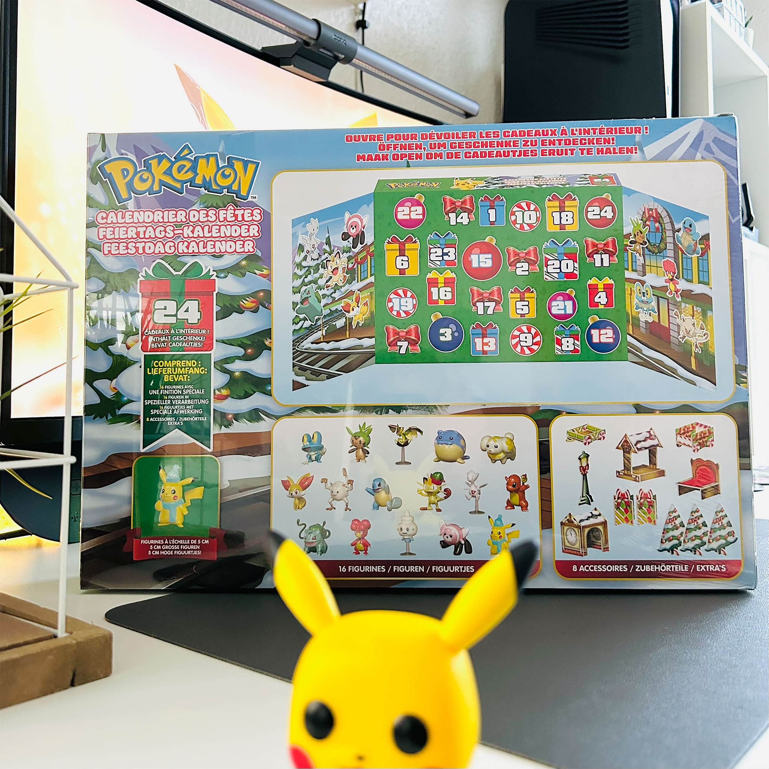 Immagine del prodotto Calendario dell'Avvento Pikachu Happy Holidays - Pokemon