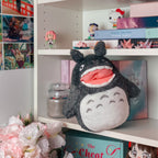 Immagine del prodotto Figura di peluche Totoro felice grigio