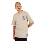 Immagine del prodotto Attack on Titan - T-shirt oversize beige di gruppo