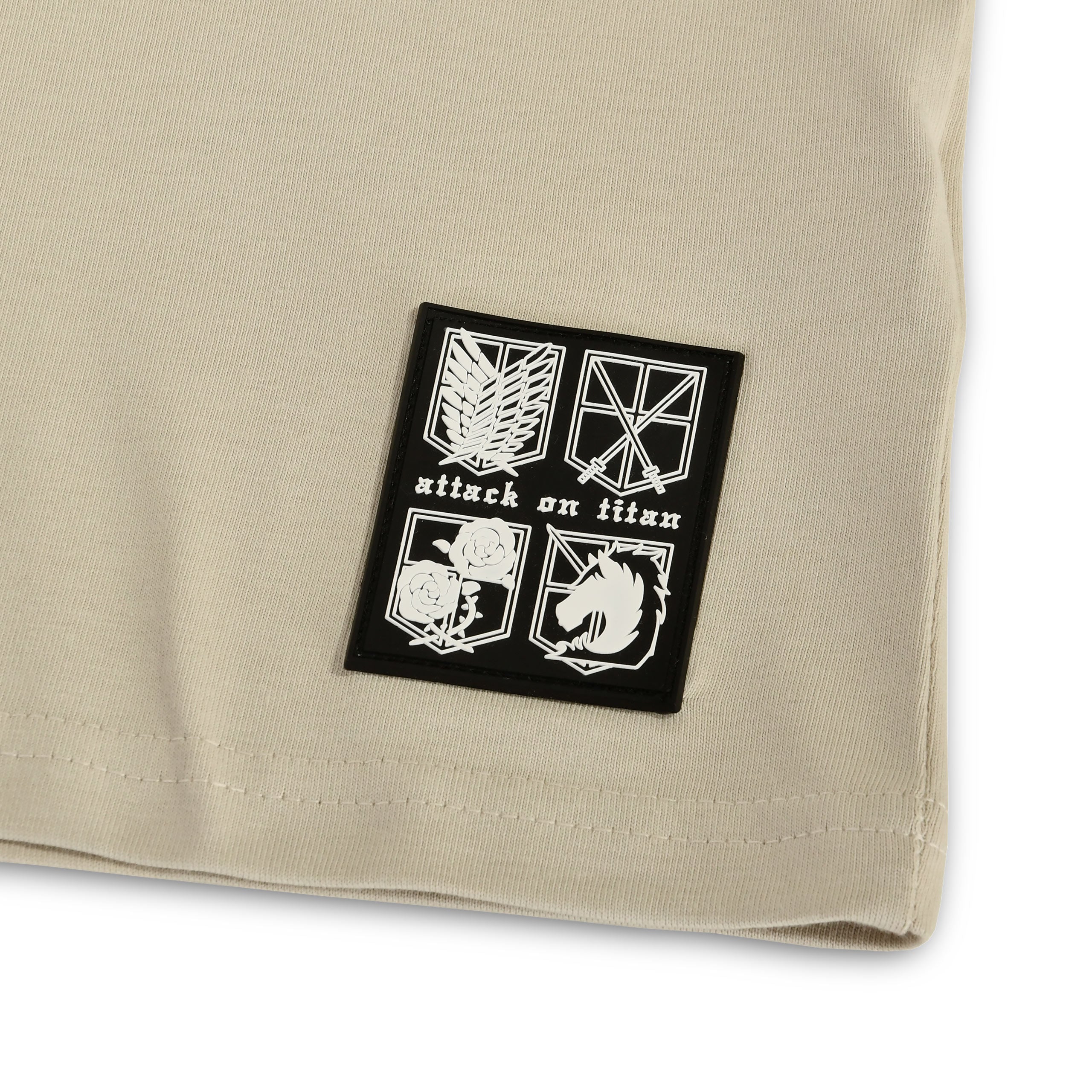 Immagine del prodotto Attack on Titan - T-shirt oversize beige di gruppo