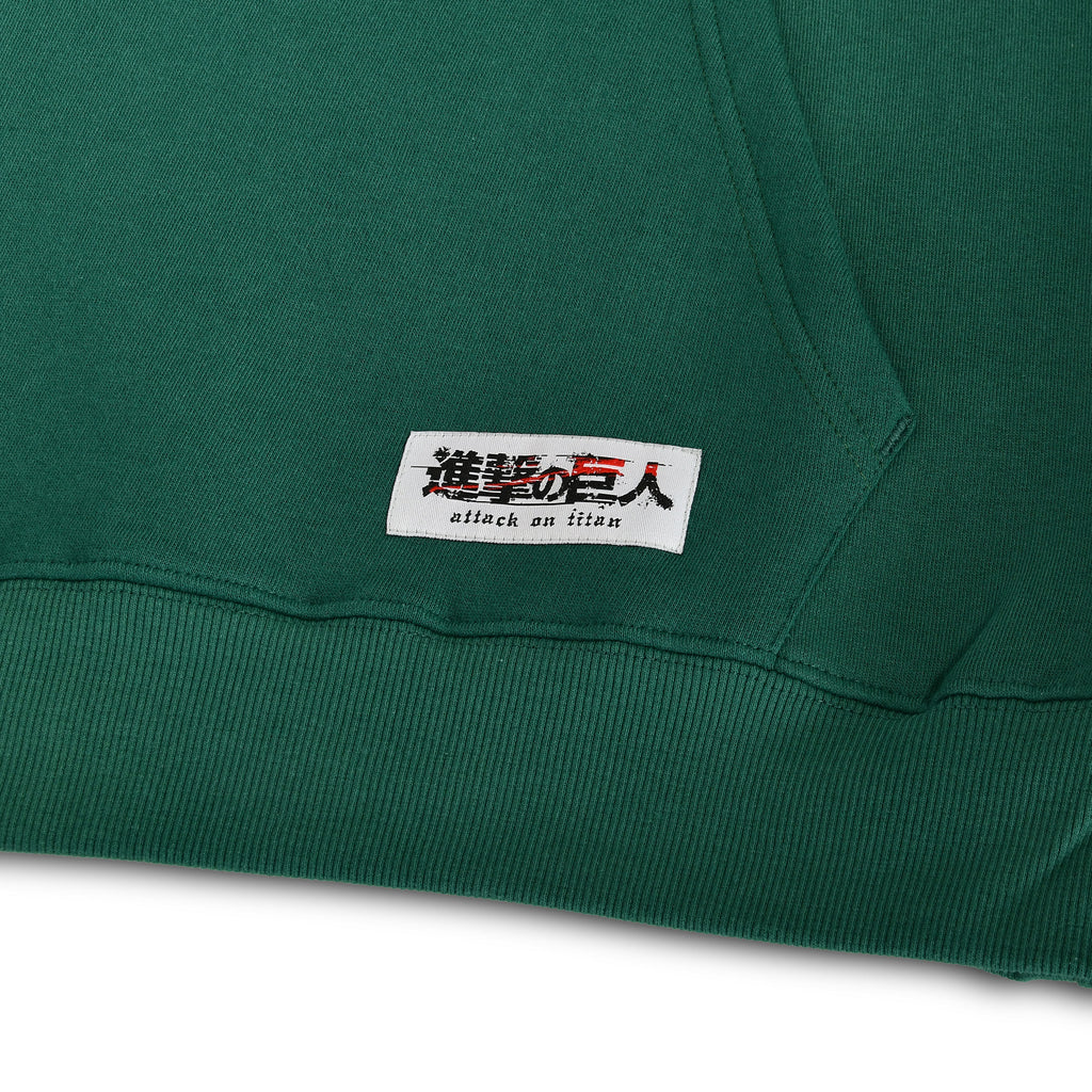 Immagine del prodotto Felpa militare verde con simbolo scout - Attack on Titan