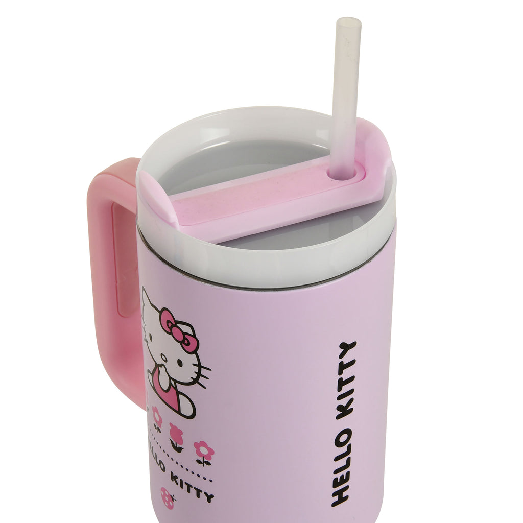Immagine del prodotto Hello Kitty - Bicchiere Flower To Go con cannucce