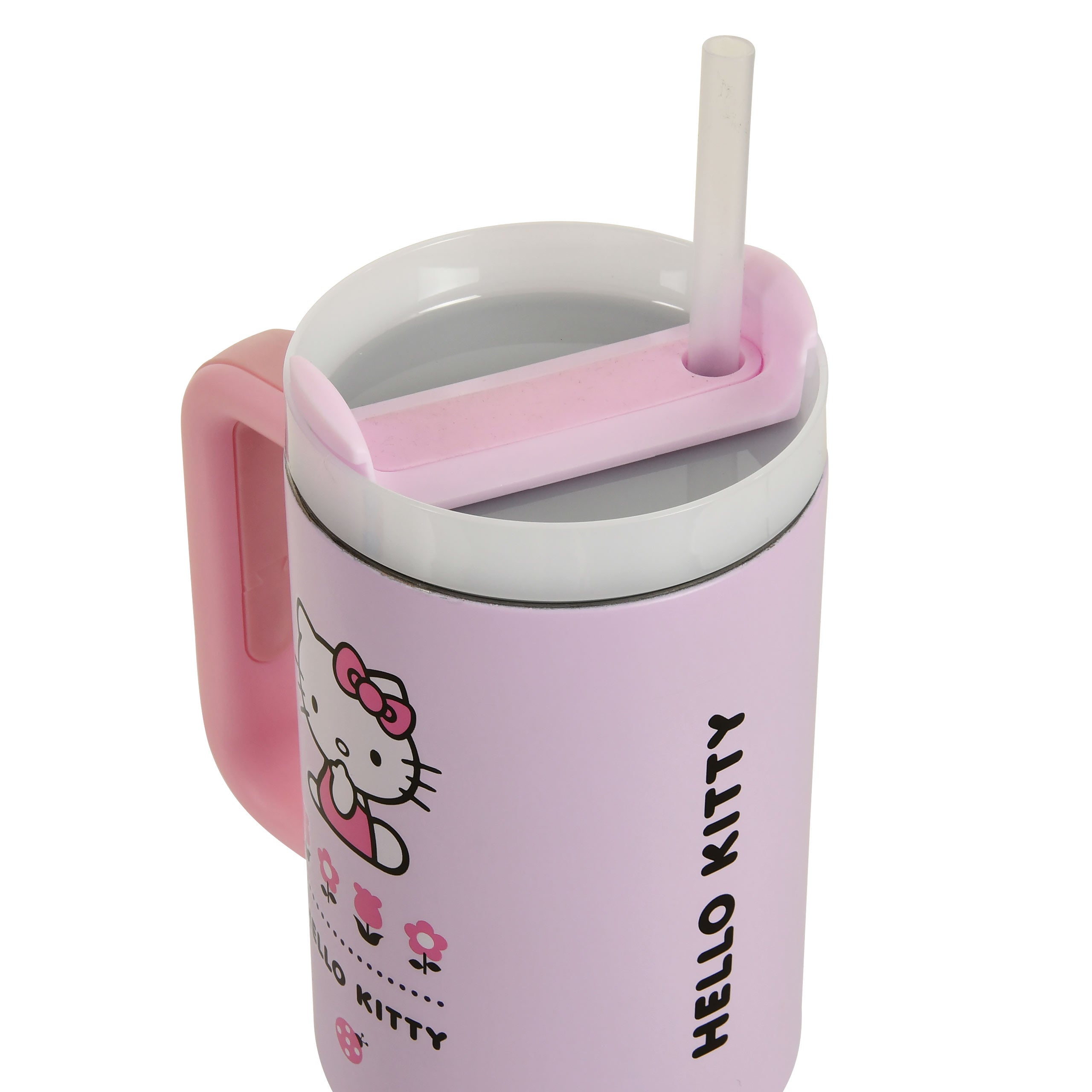 Immagine del prodotto Hello Kitty - Bicchiere Flower To Go con cannucce
