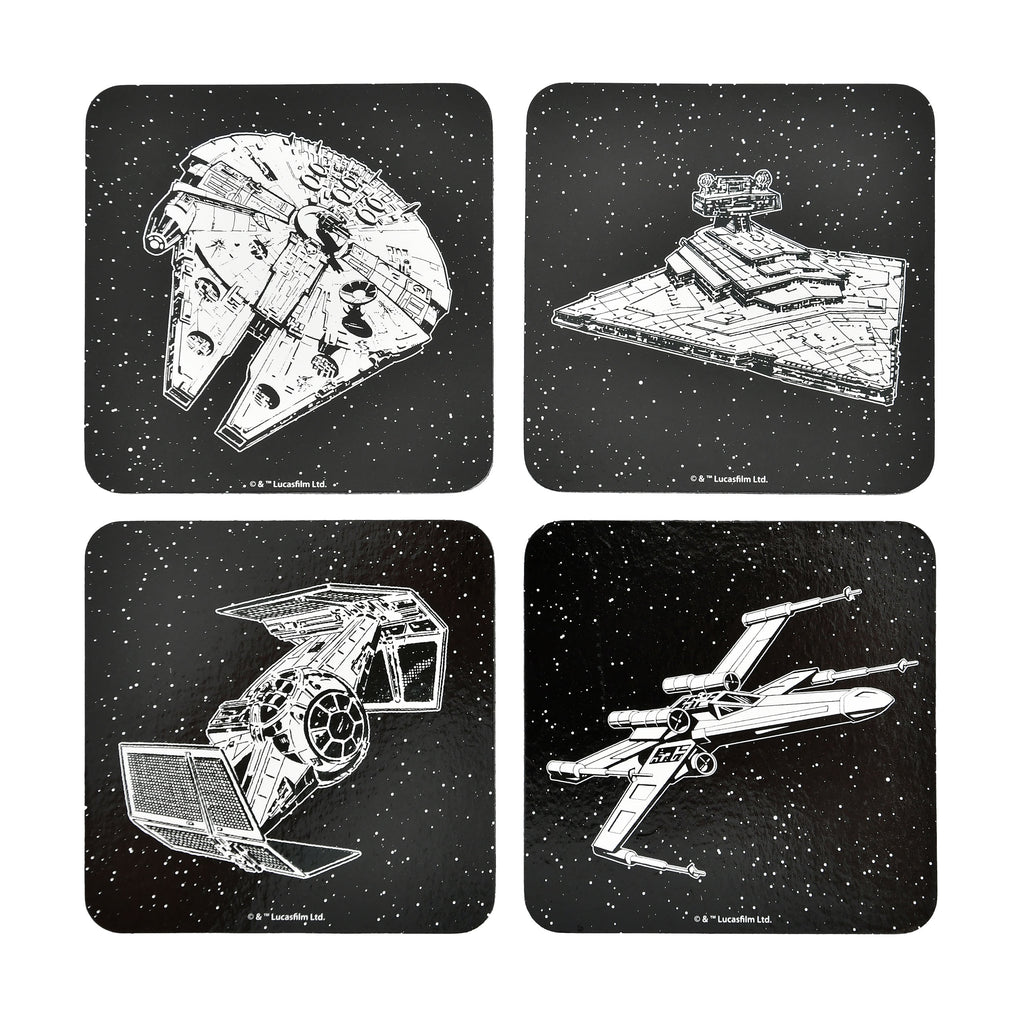 Immagine del prodotto Star Wars - Set di sottobicchieri astronavi