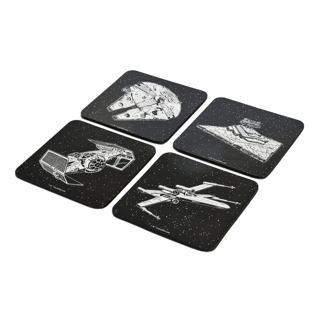 Immagine del prodotto Star Wars - Set di sottobicchieri astronavi