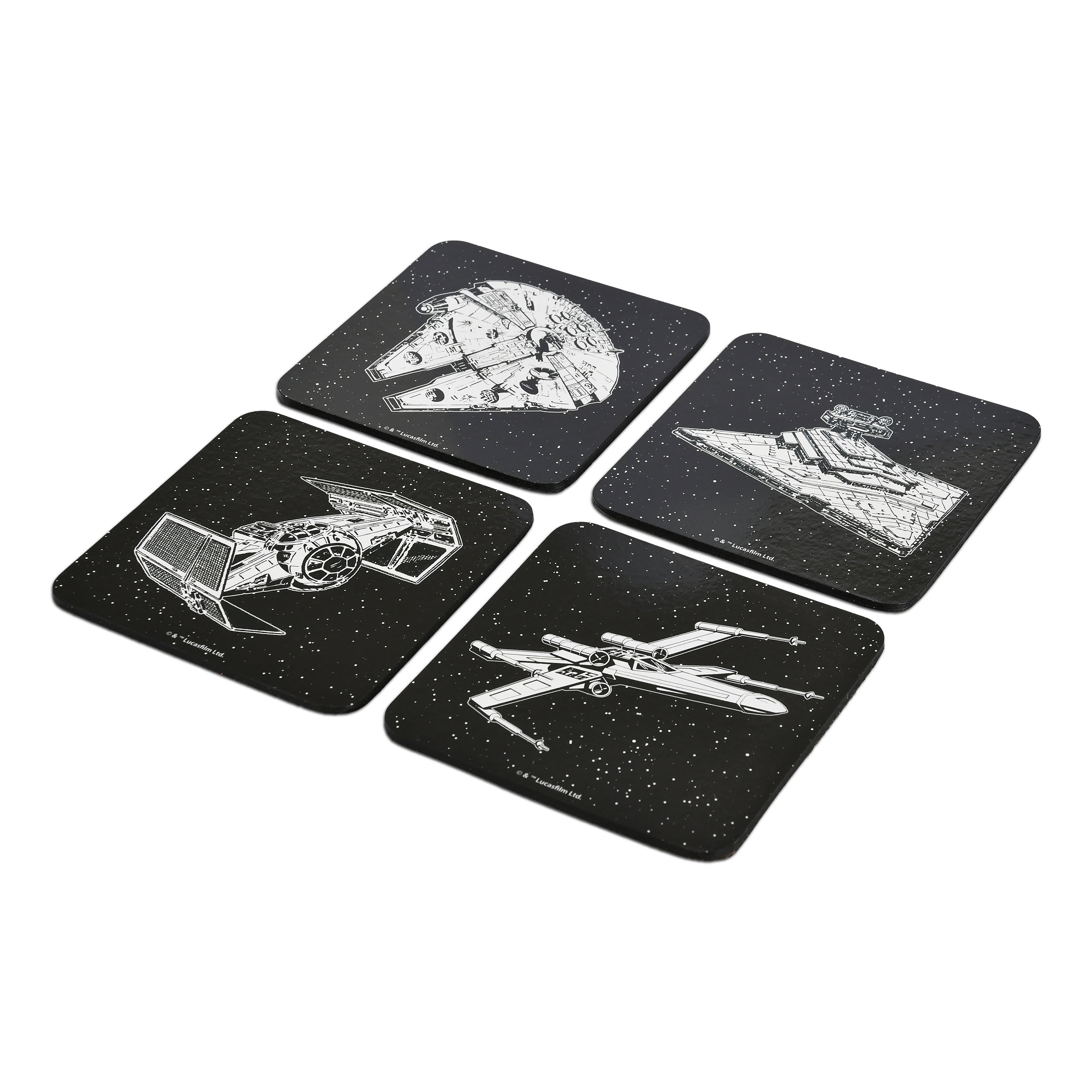 Immagine del prodotto Star Wars - Set di sottobicchieri astronavi