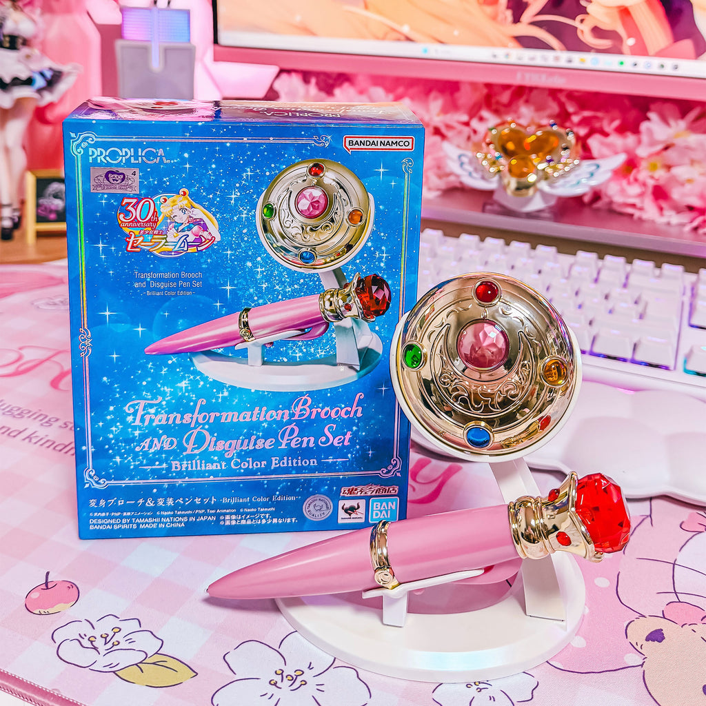 Immagine del prodotto Sailor Moon - Spilla di trasformazione & Penna di trasformazione con effetti di luce e suono