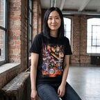 Immagine del prodotto Demon Slayer - T-shirt dei personaggi nera