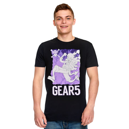 Product image One Piece: Gear 5 - Monkey D. Luffy T-Shirt Black