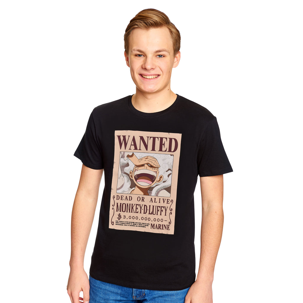 Product image One Piece: Gear 5 - Wanted Luffy Black T-Shirt