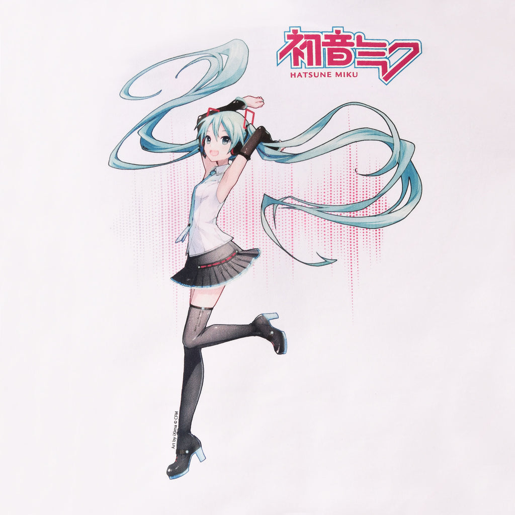 Immagine del prodotto Felpa con cappuccio Hatsune Miku bianca