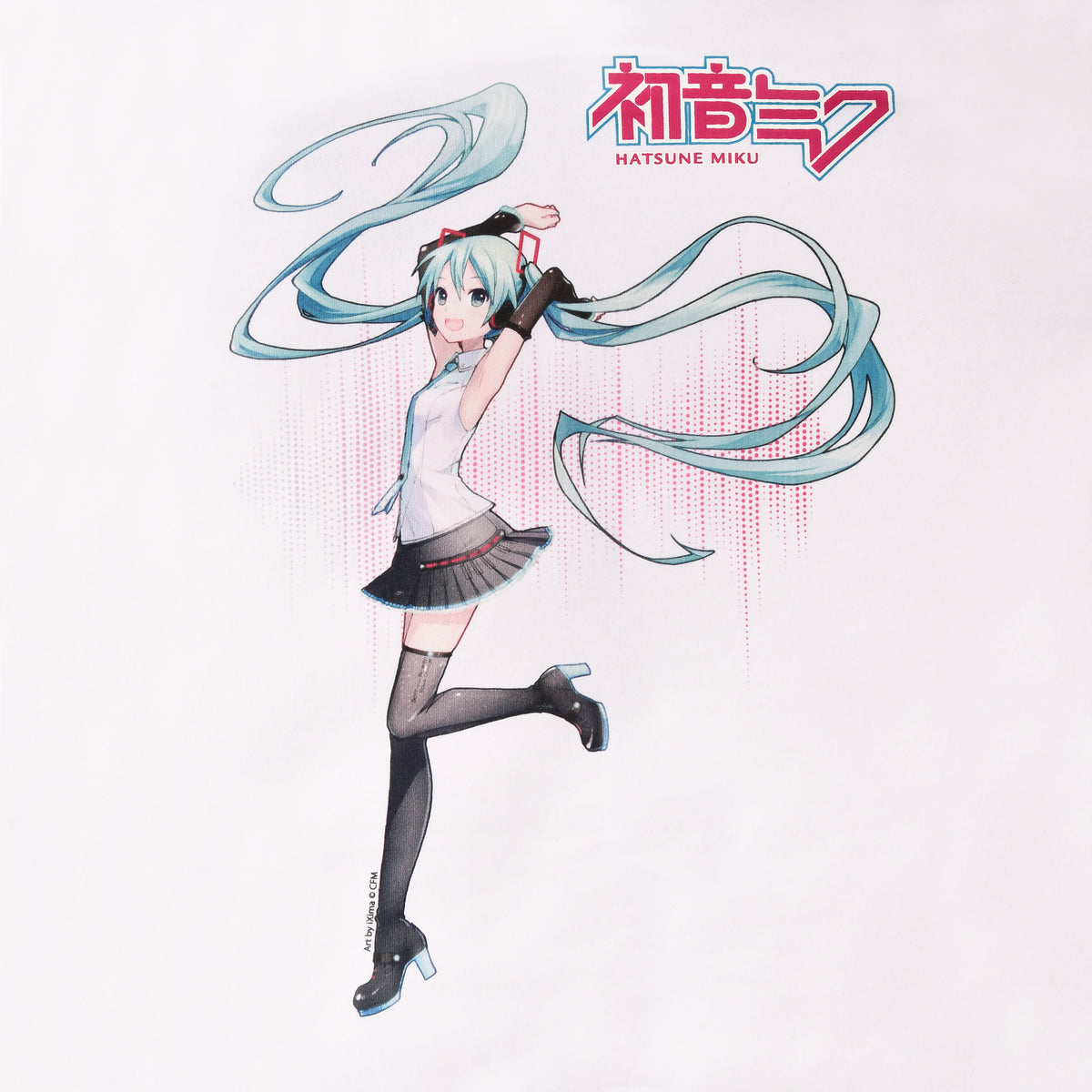 Immagine del prodotto Felpa con cappuccio Hatsune Miku bianca