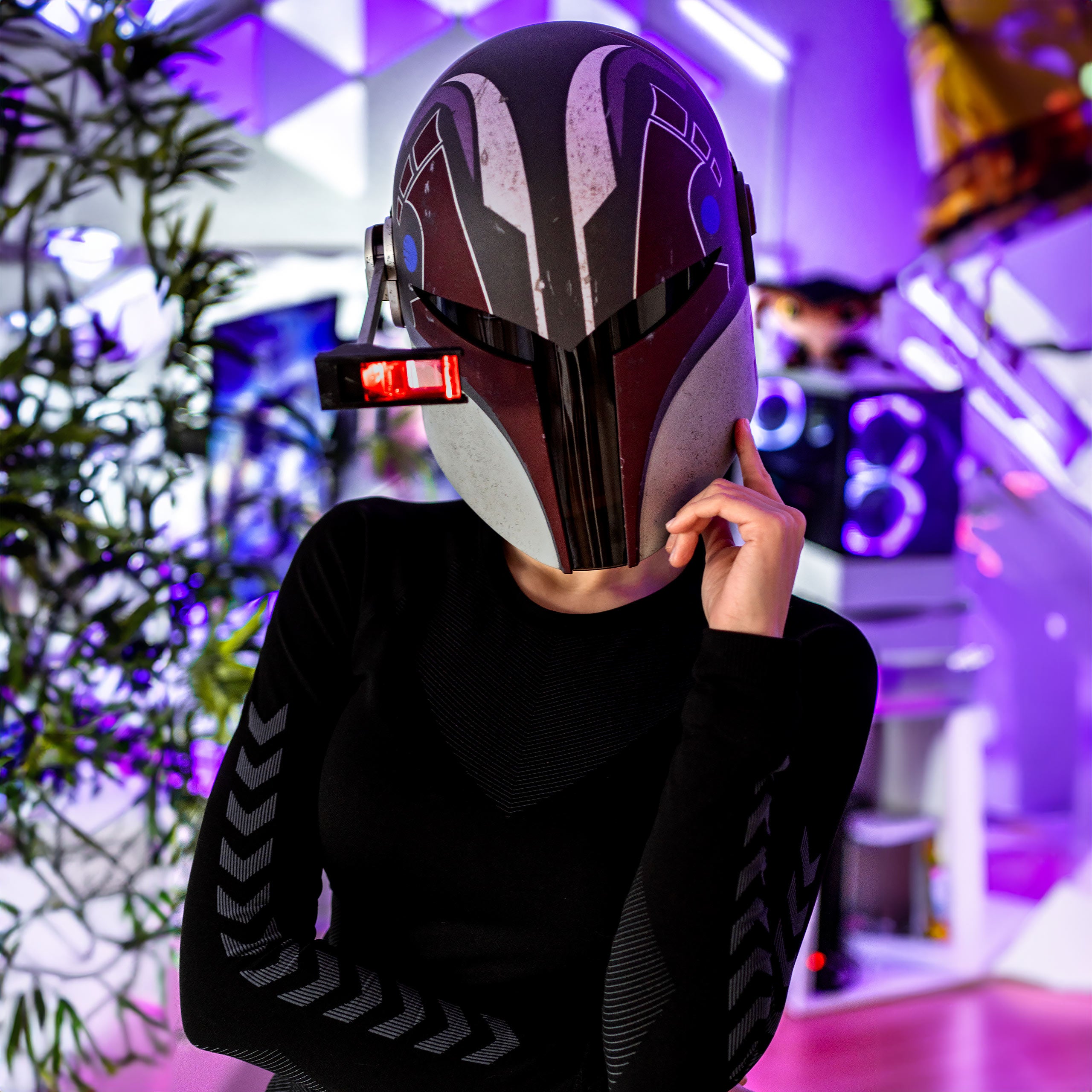 Immagine del prodotto Star Wars Ahsoka - Replica del casco della serie nera di Sabine Wren