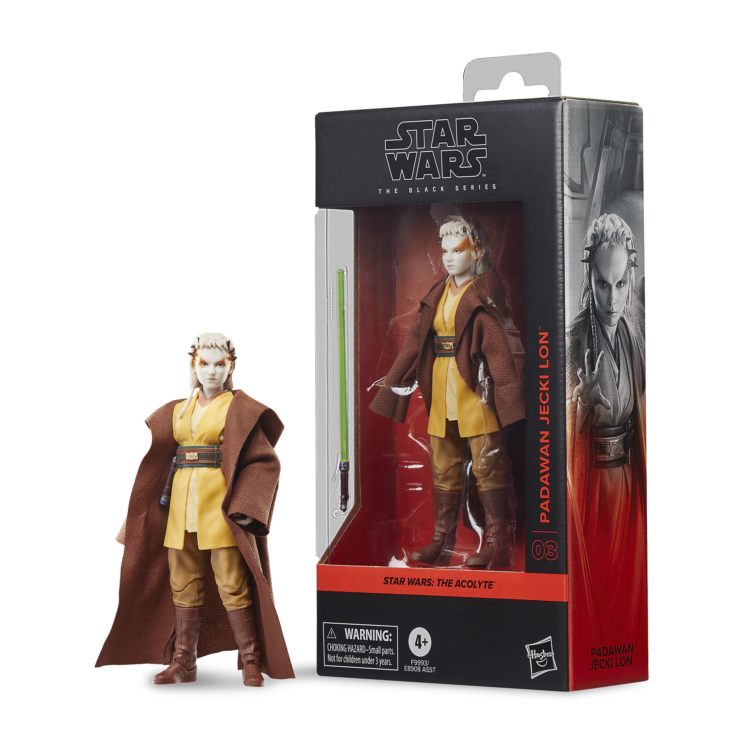 Immagine del prodotto Star Wars: The Acolyte - Padawan Jecki Lon Figura d'azione della serie nera